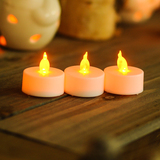 现代简约创意LED灯蜡烛摆件家居客厅实用工艺品烛台摆设软装饰品