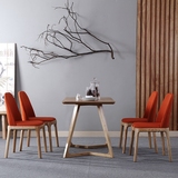 北欧实木餐桌椅组合4人6人现代简约日式小户型餐桌长方形宜家饭桌