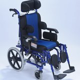 多地包邮 佛山铝合金儿童脑瘫轮椅折叠全躺FS958LBCGPY送防褥疮垫