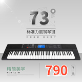 24省包邮正品新韵999成人儿童入门初学73键钢琴键电子琴教学琴