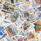 【环球邮社】芬兰信销邮票100枚不重复 全纪特邮票  外国邮票收藏