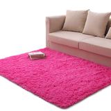 新款卫浴茶几可手洗床边纯色加厚化纤特价长方形防滑成品地毯地毯