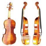 虎纹 普花 中档小提琴 枣木配件 天然虎纹 手工制作 乐器