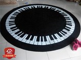 隔音钢琴地毯/钢琴垫可定做尺寸纯手工环保客厅书房地毯/圆形地毯