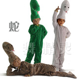 长款长劲白蛇动物造型儿童演出表演服装成人亲子装舞蹈衣舞台道具