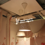 1.7温馨宜家IKEA斯诺伊吊灯儿童房吊灯灯光柔和安全灯罩氛围灯