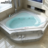沃特玛 豪华型嵌入式双人冲浪按摩浴缸 1.6米情侣浴缸 恒温泡泡