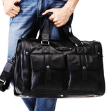 男士真皮旅行包手提单肩斜挎大容量商务休闲旅游出差行李包潮流袋