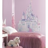 现货 美国代购 环保易除 迪士尼公主城堡 儿童房 墙贴 贴纸 墙纸