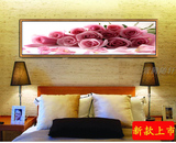 客厅沙发背景墙画现代床头玫瑰有框画卧室酒店壁画餐厅装饰画
