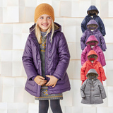 2016童装冬装法单 女童棉衣 儿童中长款棉风衣 中大童保暖外套