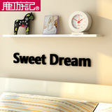 鹿游记 3d立体墙贴 字母 家居装饰 可移除 电视背景温馨浪漫正品