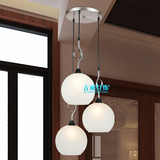 餐厅灯吊灯 现代简约餐吊灯创意三头餐厅灯单头灯LED吧台饭厅灯具
