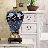 景德镇陶瓷器花瓶 仿古颜色釉窑变花瓶 现代时尚客厅台面橱柜摆件