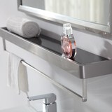 不锈钢洗手间浴室镜柜壁挂置物层架组合梳妆防雾防水卫浴镜子