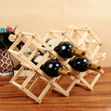 实木摆件红酒架子创意欧式吧台装饰酒柜客厅厨房展示葡萄酒格架子
