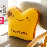 卡通可爱韩国黄油面包抱枕床头沙发办公室靠垫靠背垫护腰靠垫