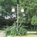 3米3.5米中式仿古双头景观灯园林小区路灯LED庭院灯高杆灯厂家