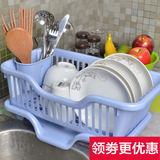 日本进口厨房置物架 大号碗架放碗架沥水架 餐具沥水篮碗碟收纳架