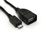 OTG转换线 mico usb转USB 适用于MP4 3 手机 安卓平板电脑