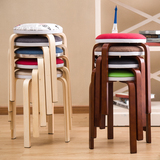 休闲凳子 北欧宜家 简约现代小户型椅子 创意餐椅 经典曲木凳子