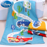 迪士尼Disney赛车总动员纱布浴巾 纯棉儿童浴巾 卡通 柔软 吸水
