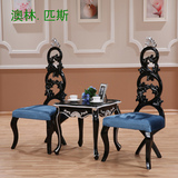 新古典沙发椅 椅子 咖啡厅公主椅 欧式形象椅实木家具