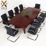 办公家具上海办公桌新款板式会议桌简约现代大型谈判桌条形桌特价