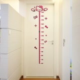 儿童房3D立体身高贴亚克力墙贴宝宝身高尺幼儿园卡通动漫身高测量