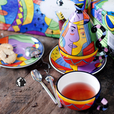 毕加索欧式创意陶瓷茶具套装英式下午茶花茶茶具高档礼盒装送茶滤
