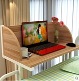 宿舍神器电脑桌床上用大学生书桌书架组合寝室桌子床桌懒人简易桌