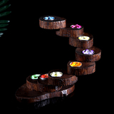 泰国正品个性创意木质烛台 东南亚复古蜡烛摆件 婚庆礼品烛光晚餐