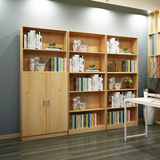 简约现代客厅书架自由组合衣柜书柜子带门展示柜书橱办公室置物柜