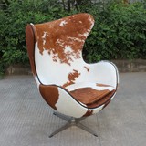 凯尔迪现代创意休闲电脑椅 玻璃钢蛋形椅 蛋壳椅 毛皮蛋椅转椅