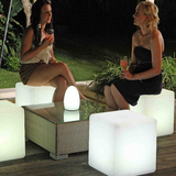 LED发光茶几 创意吧桌椅酒店KTV发光坐凳 酒吧椅个性家具