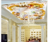 3D欧式人物风格大型壁画 客厅卧室天顶吊顶酒店KTV别墅楼墙纸壁纸