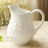 美式乡村 田园陶瓷复古 白瓷花瓶 摆件  欧式花瓶 家居花瓶花器