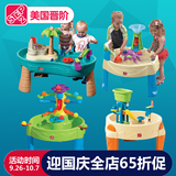 美国进口STEP2幼儿童戏水桌玩水玩沙玩具室内戏水池沙水桌沙滩桌