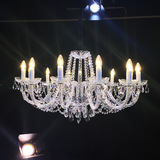 欧式水晶灯奢华蜡烛水晶灯矮户型客厅灯餐厅水晶吊灯卧室灯具灯饰