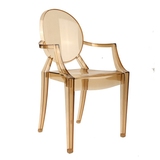 维乐家 透明椅欧式塑料椅水晶餐椅 魔鬼幽灵时尚休闲椅子时尚简约