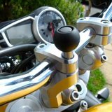 美国RAM 摩托车gps手机支架螺孔球头底座 立柱螺丝铝合金套件