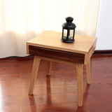 日式家具 实木床头柜 白橡木床头柜 外贸出口 特价