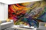 背景墙创意线条壁纸大型3D抽象沙发房间客厅墙纸艺术工装个性壁画