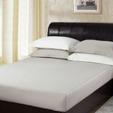 高档床品60支纯棉纯色床笠单件1.5全棉双人1.8米床垫套床罩 包邮