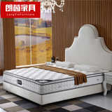 朗茵家具 高档纯天然乳胶床垫独立弹簧1.8米两用单双人席梦思床垫