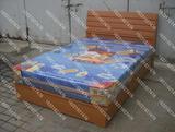 顾密度板箱式1.5米双人床板式床简易非实木床可储物床架带床垫