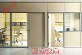 上海办公家具高隔断高屏风铝合金钢化玻璃80款移动组合板式隔断墙