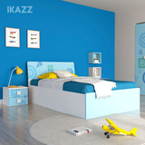 IKAZZ儿童房家具高箱床公主床1.2单人床儿童床 女孩男孩床 主题