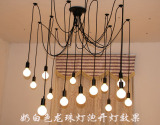 现代简约多头DIY吊灯 韩版服装店吊灯 个性创意loft餐厅客厅吊灯
