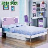 儿童家具 儿童床 女孩床 特价 组合四件套房1.5米青少年卧室家具